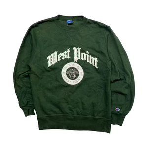 CHAMPION Made in USA Vintage West Point Military Crewneck Sweatshirt Large